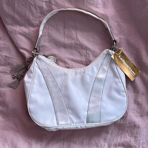 Lesportsac white nylon shoulder bag